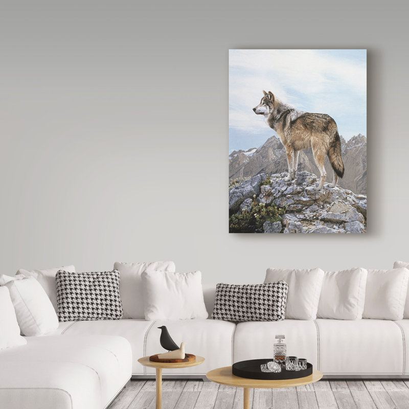 «Alpine Lookout» par Etelca, impression sur toile tendue, H 24 po x l 18 po x P 2 po