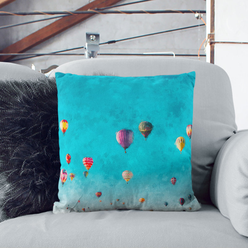 Square Throw Cushion, 40cm H x 40cm W x 15cm D