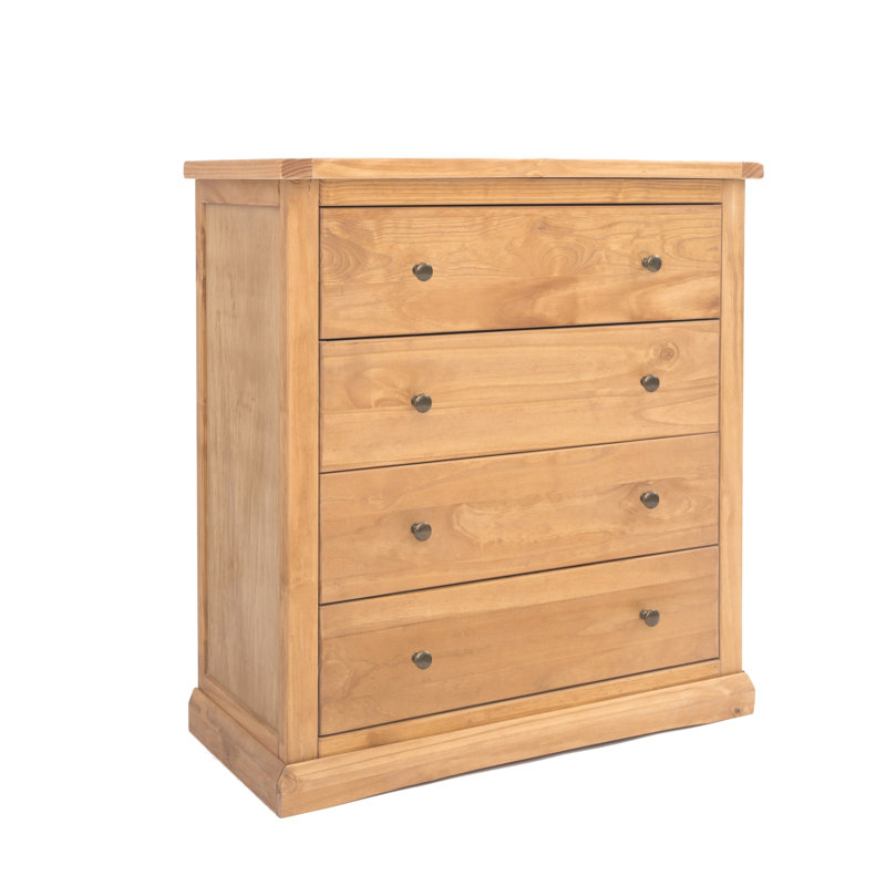 Garrett 90cm W 4 - Drawer Chest of Drawers