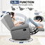 Fauteuil inclinable manuel oscillant avec repose-pieds Venancia-666030753
