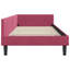 vidaXL Corner Bed Frame with Headboard Velvet-118804127