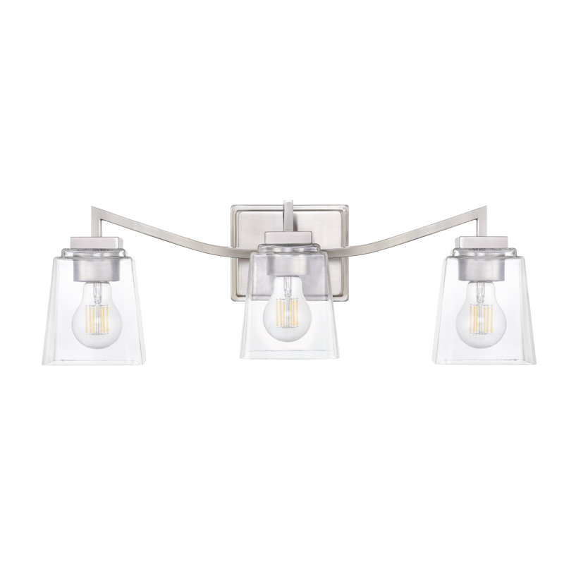 Dallaire 23.5" Wide 3-Light Vanity , Brushed Nickel