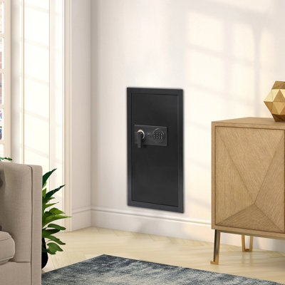 Hidden Heavy Duty Wall Mount Safe For Storing Safeguarding Cash, Jewelry, Privacy Items