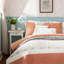Ensemble de courtepointe réversible en coton percale avec coussins décoratifs, très grand californien et style campagnard-122500533-122500534