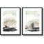 «Ebony Horizon Triptych - ensemble de 2» par Jennifer Goldberger, impressions murales encadrées-57819460-57819464