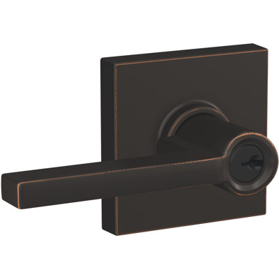 Latitude Keyed Entry Lever with Collins Trim