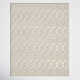 Tribeca Geometric Handmade Flatweave Wool Blue/Cream Area Rug