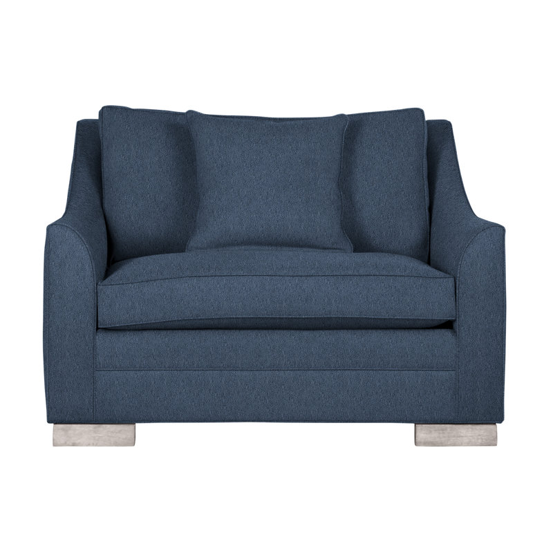 Chaise et demi 50,5 po Nicholas, Bleu Navada, Gris tourterelle