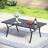 70.9" Rectangular Outdoor Dining Table with Umbrella Hole-1579751931-1595552383