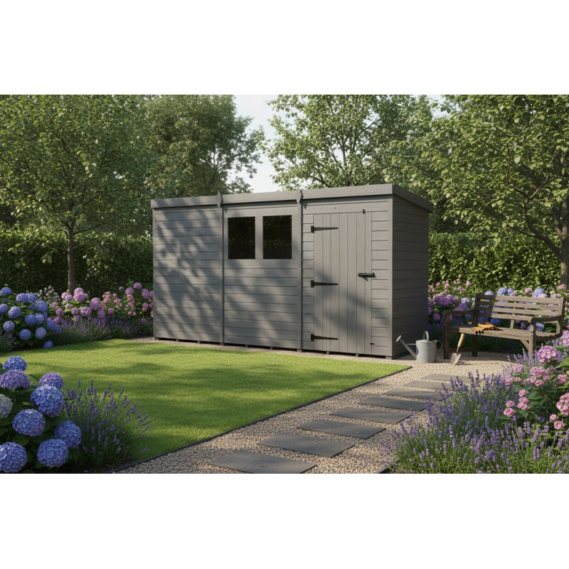 12x5 Pent Composite Shed