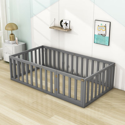 Structure de lit en bois Freta
