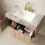 Meuble-lavabo flottant avec espace de rangement multifonctionnel et 3 trous de robinet pré-percés-1346933689-1346933636
