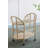 36x21x34" Rattan Trolly