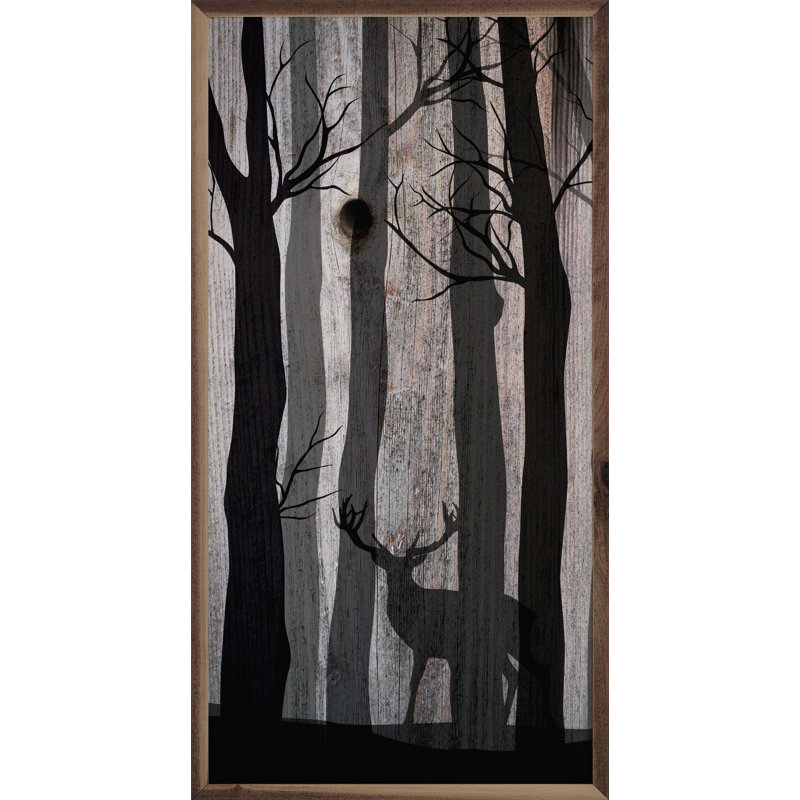 Deer In The Moonlight, 24" H x 12" W