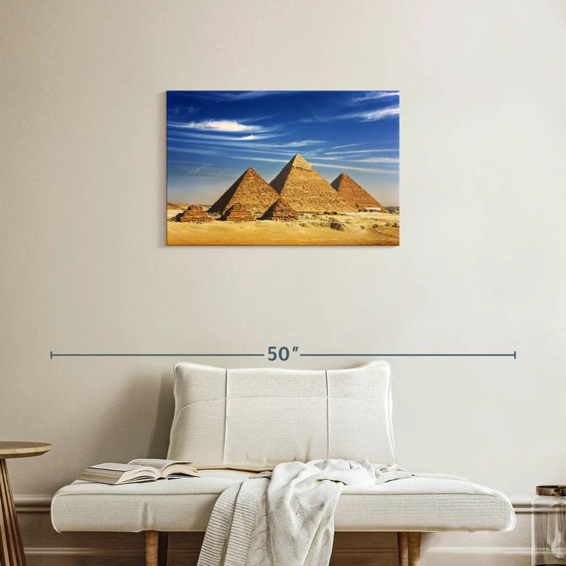 Pyramides égyptiennes de Gizeh Adella, H 20 po x l 30 po