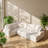 Corduroy 114" W x 90" D x 37" H 6-Seat Pull-Out Bed and Storage Chaise U-Shaped Sectional Sofa