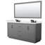Meuble-lavabo double autoportant Icon avec plateau en marbre de culture-114678702-114678698-134638850