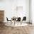 Jackqueline Modern Faux Leather Dining Chairs – Set of 4 Armless Side Chairs with Cushioned Seat and Wooden Legs for Kitchen or Dining Room, Brown-1965098227-1951675970
