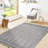 White/White 8X10 Area Rug - Adds Character To Any Space, Stain , Non-Shedding, Pet-, In Beautiful Design, Ideal For Homes With Pets And-1123848578