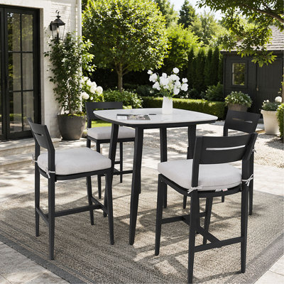 Ensemble de bar d'extérieur 5 pièces Modern Modern