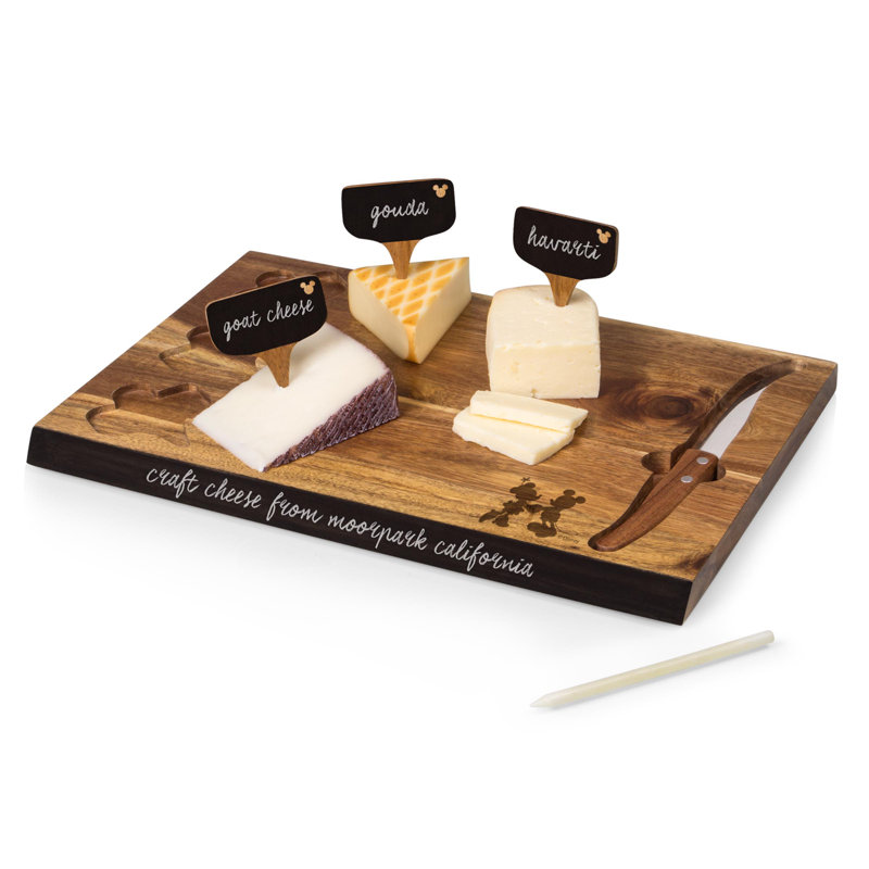 Ensemble de planches à fromage 6 pièces Mickey et Minnie