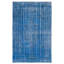 Tapis bleu à transition de couleur 5 pi 4 po x 8 pi 4 po