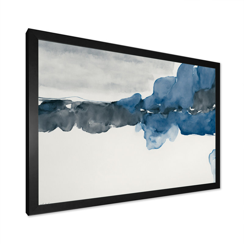 «Through The Sapphire Blue Clouds III», reproduction sur toile, H 12 po x l 20 po x P 1 po