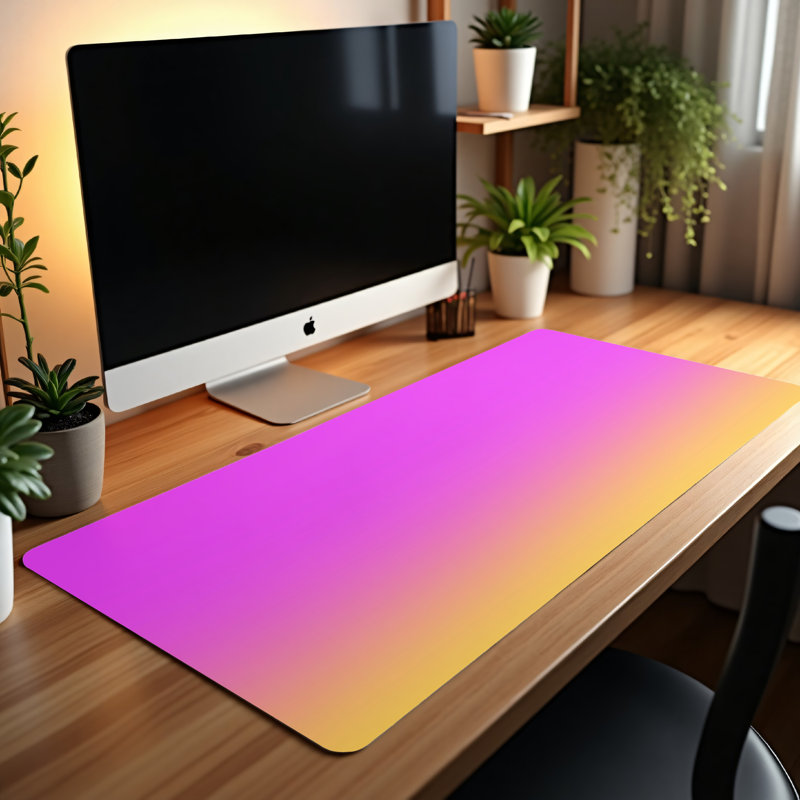 Polyester Desk Pad, 31.5x15.5