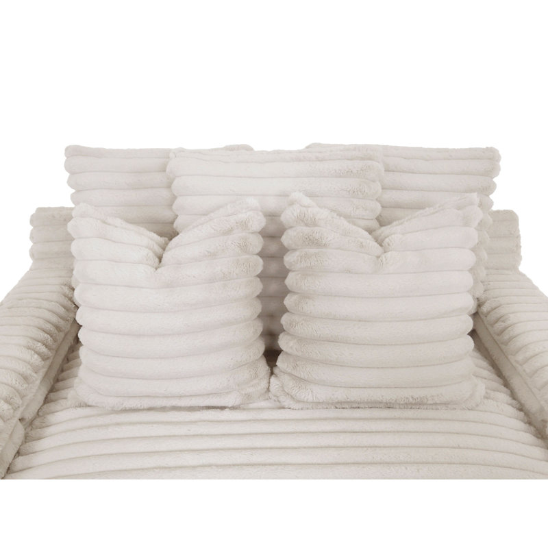 Dovray Upholstered Chaise Lounge, Cream, Yes
