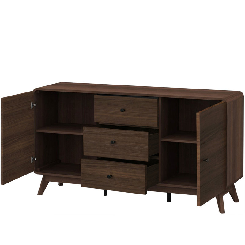 Salcombe 140 Cm Wide 3 Drawer Sideboard