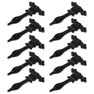 Hammer & Tongs - Ornate T-Hinge - W155mm - Black