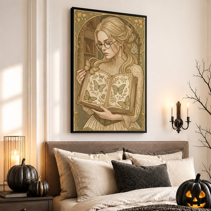 Art mural sur toile Art Nouveau, H 30 po x l 20 po
