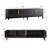 Luxury TV Stand For Tvs Up To 85" with 4-Door Storage Cabinet and Metal Handles, No Assembly Required