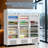 55 Cu.ft Commercial Beverage Refrigerator, 3-Door Glass Display Cooler with 360° Cooling, Frost-Free, LED Lighting, Adjustable Shelves, Energy Efficient Merchandiser for Store Restaurant Bar, White-125989354