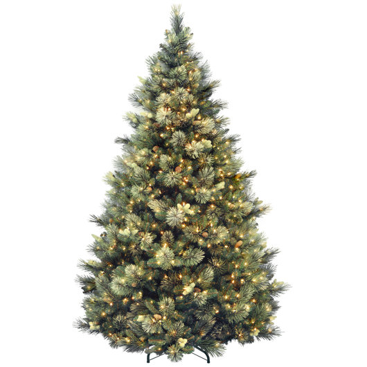 Artificial Pine Christmas Tree with Clear Lights