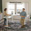 Bureau debout réglable en L 75 po-984395926-990515102