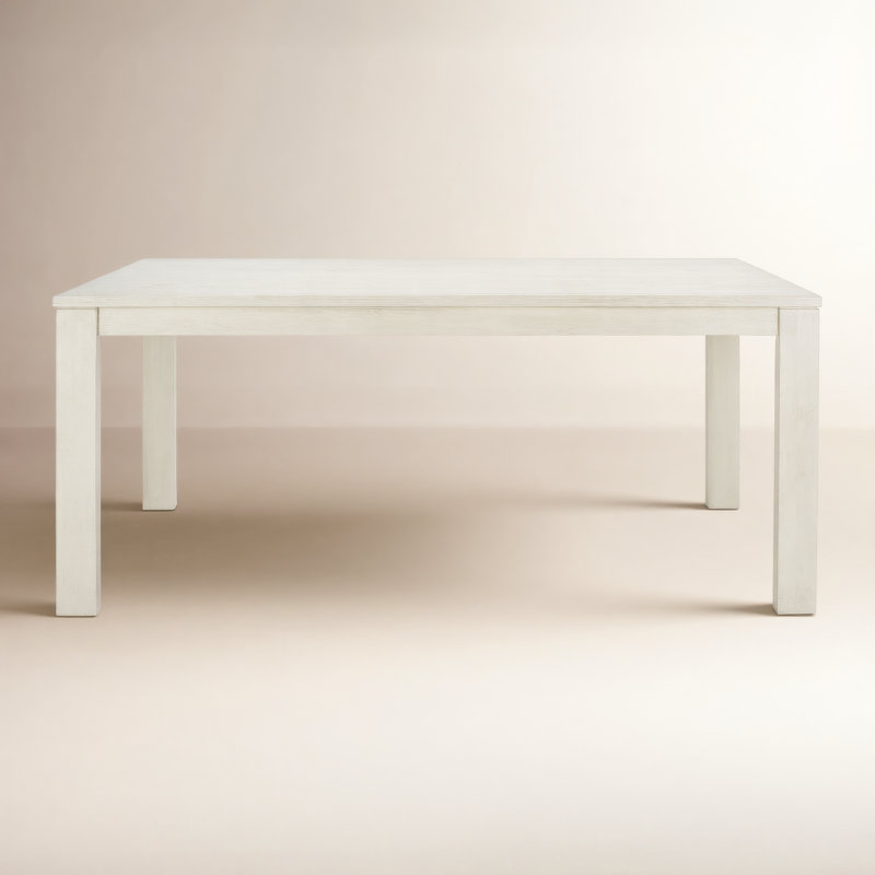 Trudie 70" Dining Table, White Wash, 30"H x 70"L x 40"W
