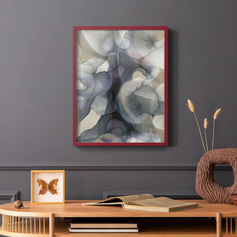 Impression encadrée «Heavy Weather» - bois massif, Cadre simple blanc, H 28 po x l 22 po