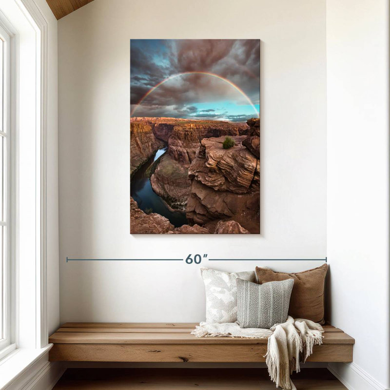 Alvord Horseshoe Bend Rainbow, H 45 po x l 30 po