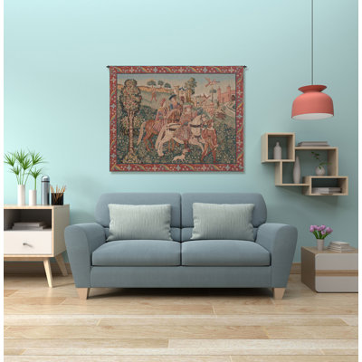 Hunt European Tapestry Wall Hanging