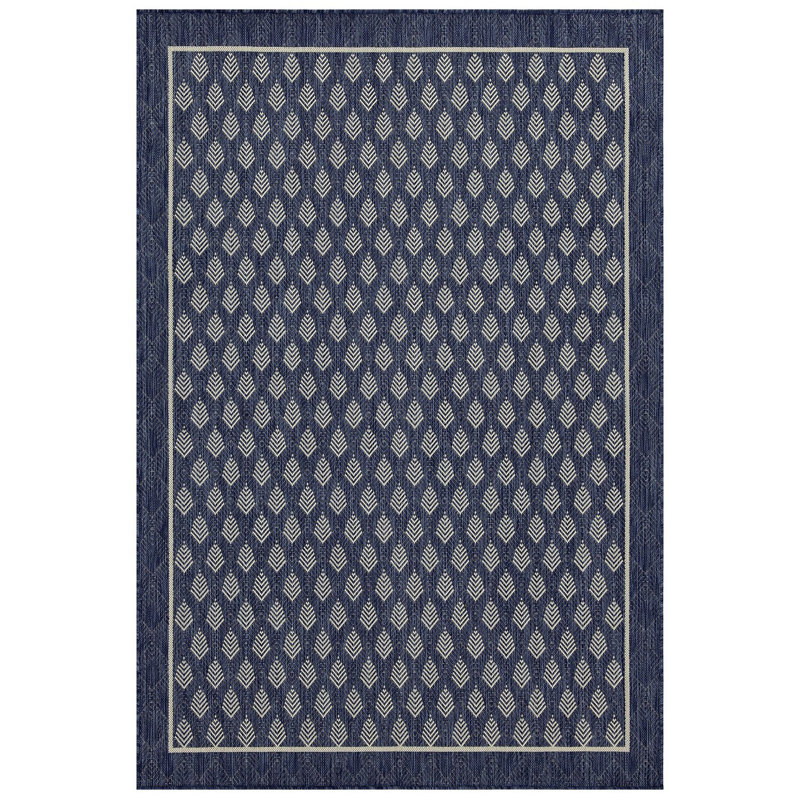 Sunshine Indoor/Outdoor Area Rug, Blue, Rectangle 7'10" x 10'3"