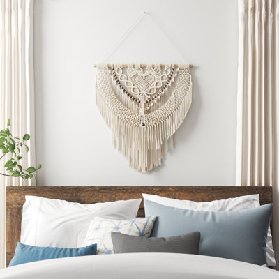 Hand Woven Blended Fabric Wall Hanging