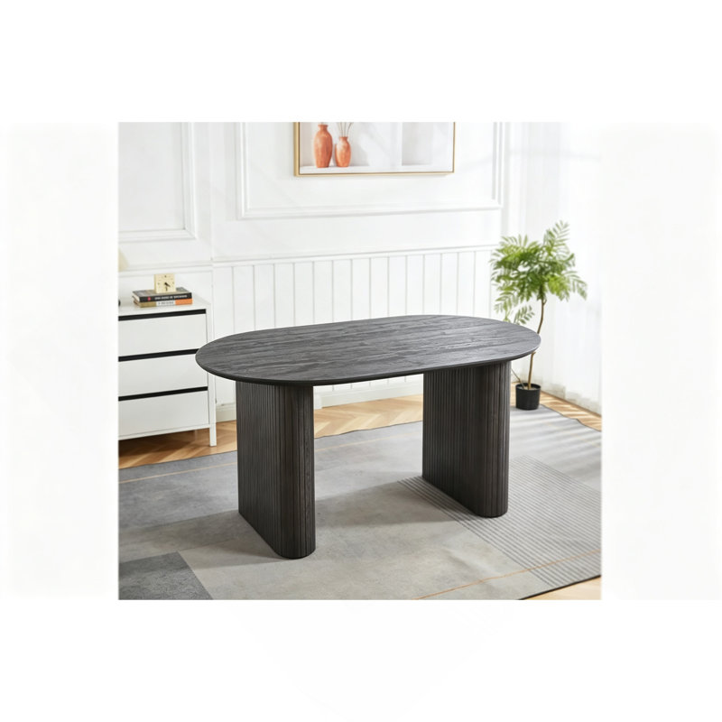Système de remplacement robuste de rails de glissement et de pieds métalliques extensibles pour tables en MDF, Noir