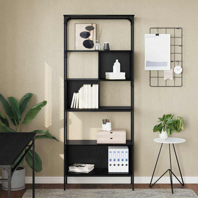 188.5cm H x 76cm W Metal Bookcase
