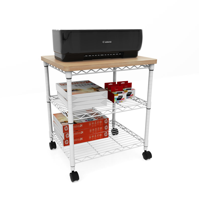 Printer Stand, White