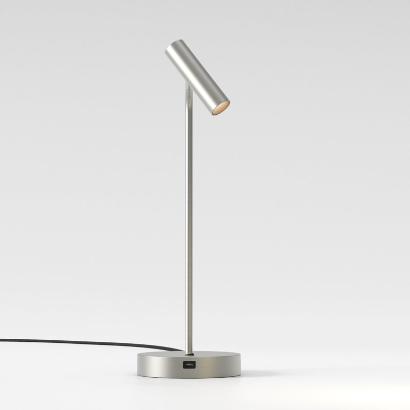 Enna Desk USB C, Matte Nickel