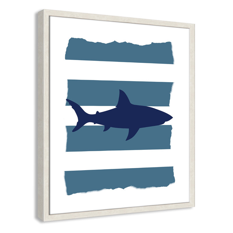 Wild One 1' Wall Decal, 24.5" H x 20.5" W x 1.18" D, White Woodgrain Box Framed
