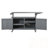 Outdoor Kitchen Island with open shelf, Storage Cabinet and Towel Rack-1265159506