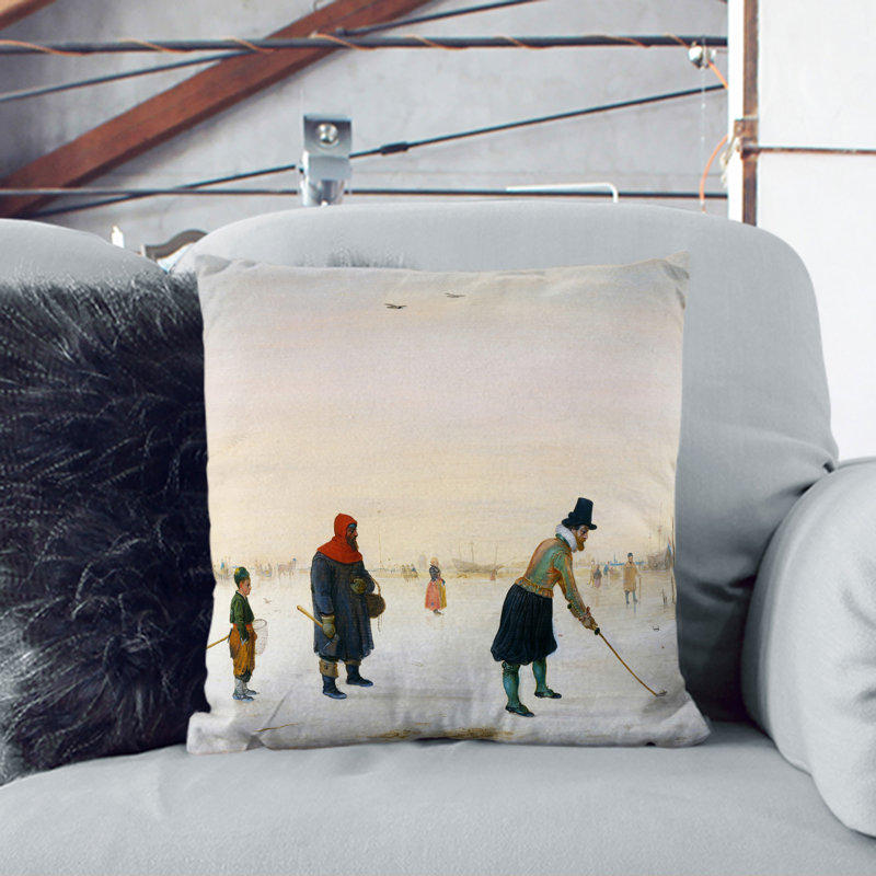 Square Cushion, White, 55cm H x 55cm W x 20cm D