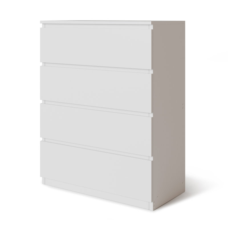 Baptistine 4 - Drawer Chest of Drawers, White